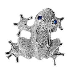 Fabulous Chanel Diamond Frog Brooch at 1stDibs | chanel diamond brooch ...