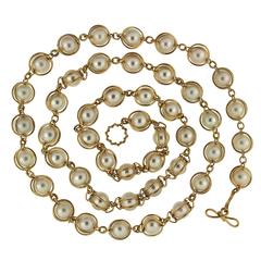 Doppio Smooth Pearls Necklace
