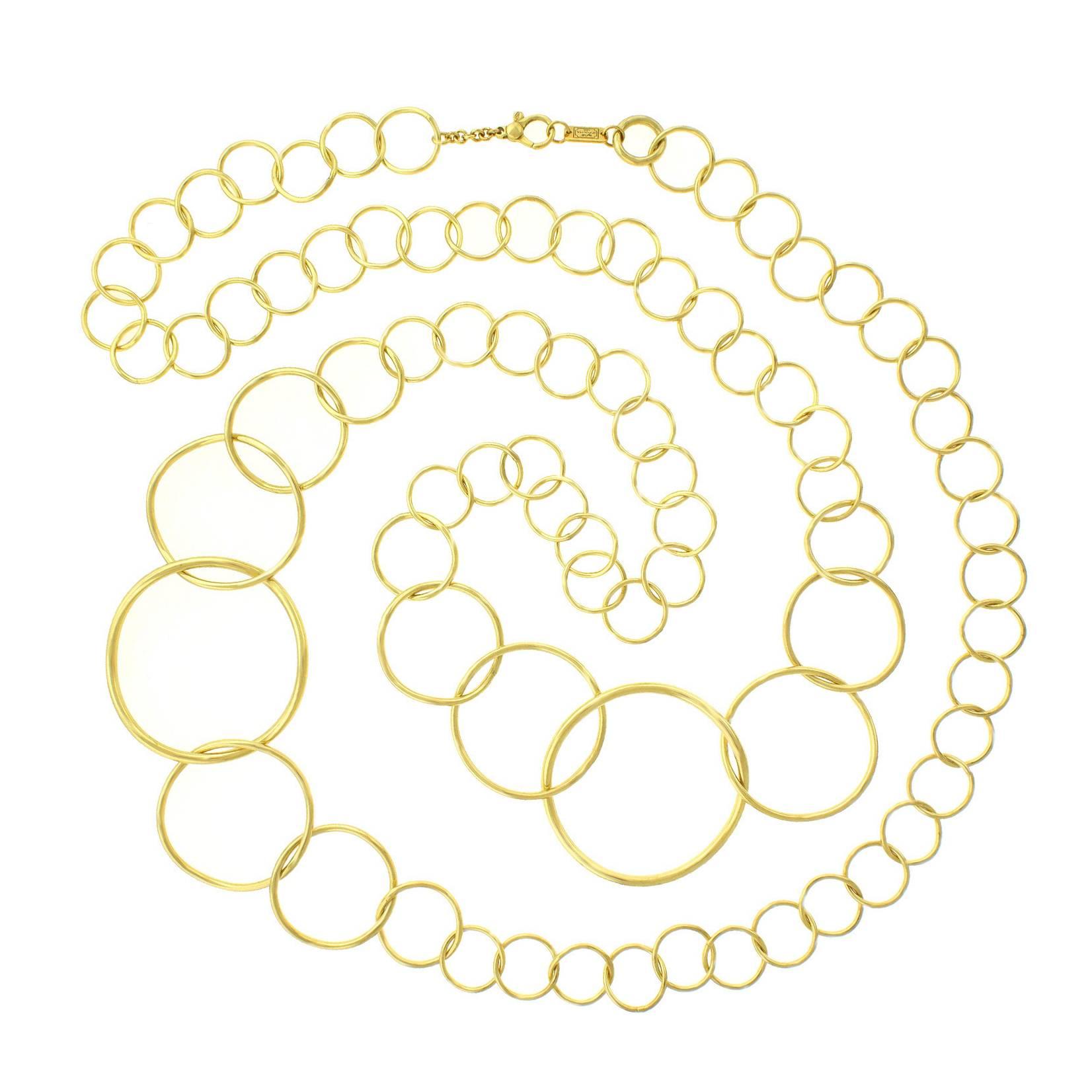 Spectacular Ippolita Extra Long "Glamazon" Gold Necklace