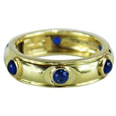 Tiffany & Co. Sapphire Gold Ring