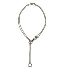 Hermès Sterling Silver Horse Necklace