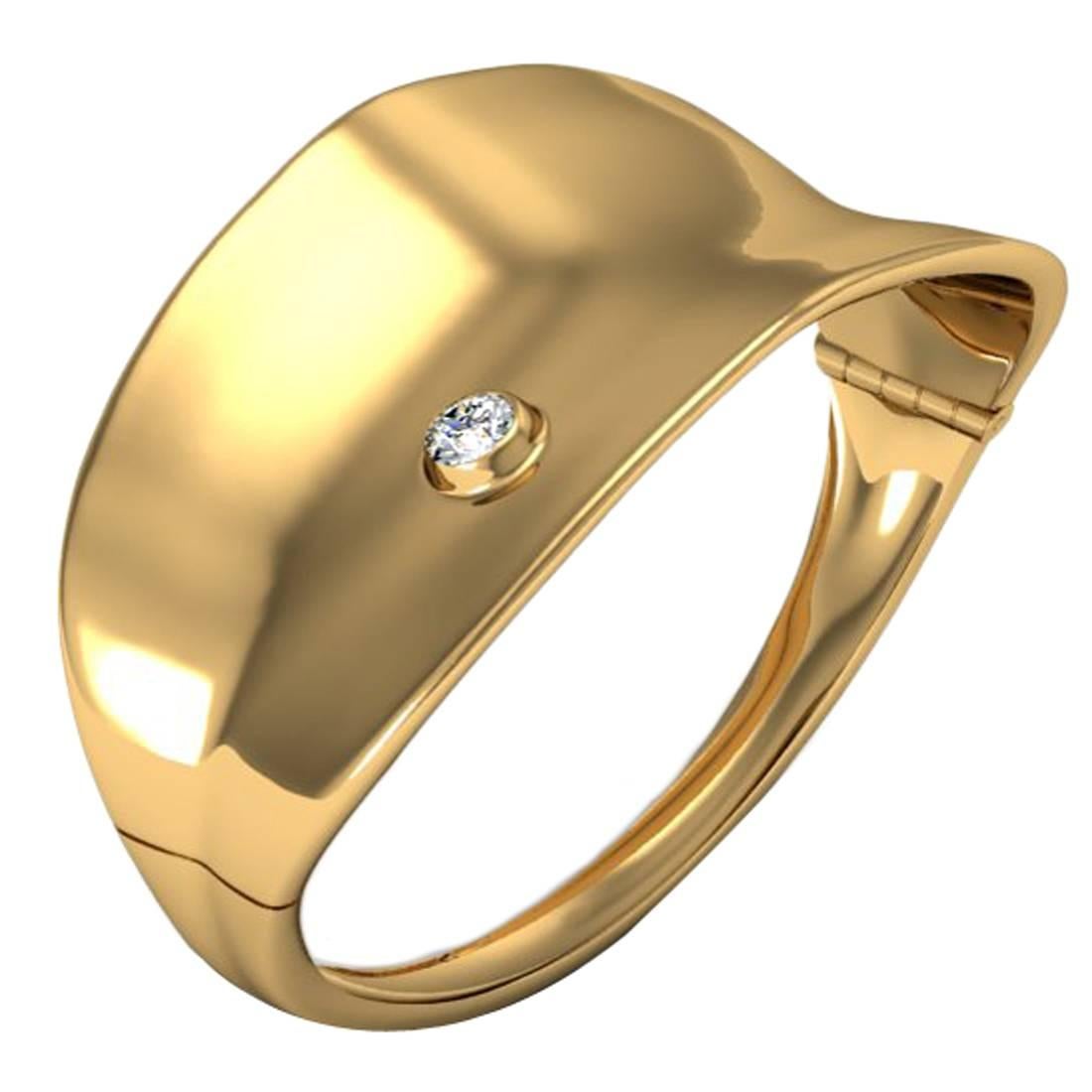Ini Archibong & Sparkles Diamond and Gold Bracelet For Sale