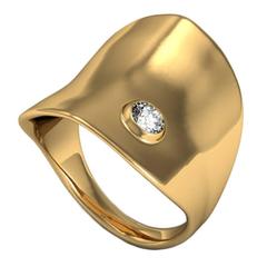 Ini Archibong & Sparkles Diamond and Gold Ring