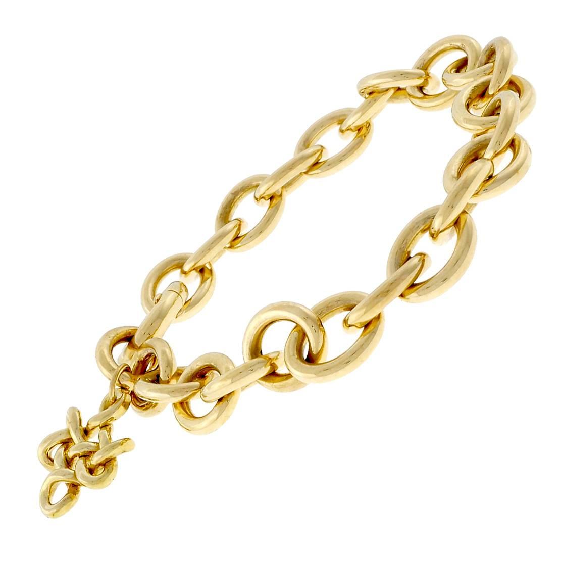 H.Stern Sutra Gold Hollow Link Bracelet