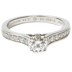 Solitaire Platinum Ring