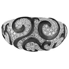 Diamond Gold Dome RIng 12