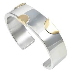 William Spratling Sterling Silver Gold Bracelet 9
