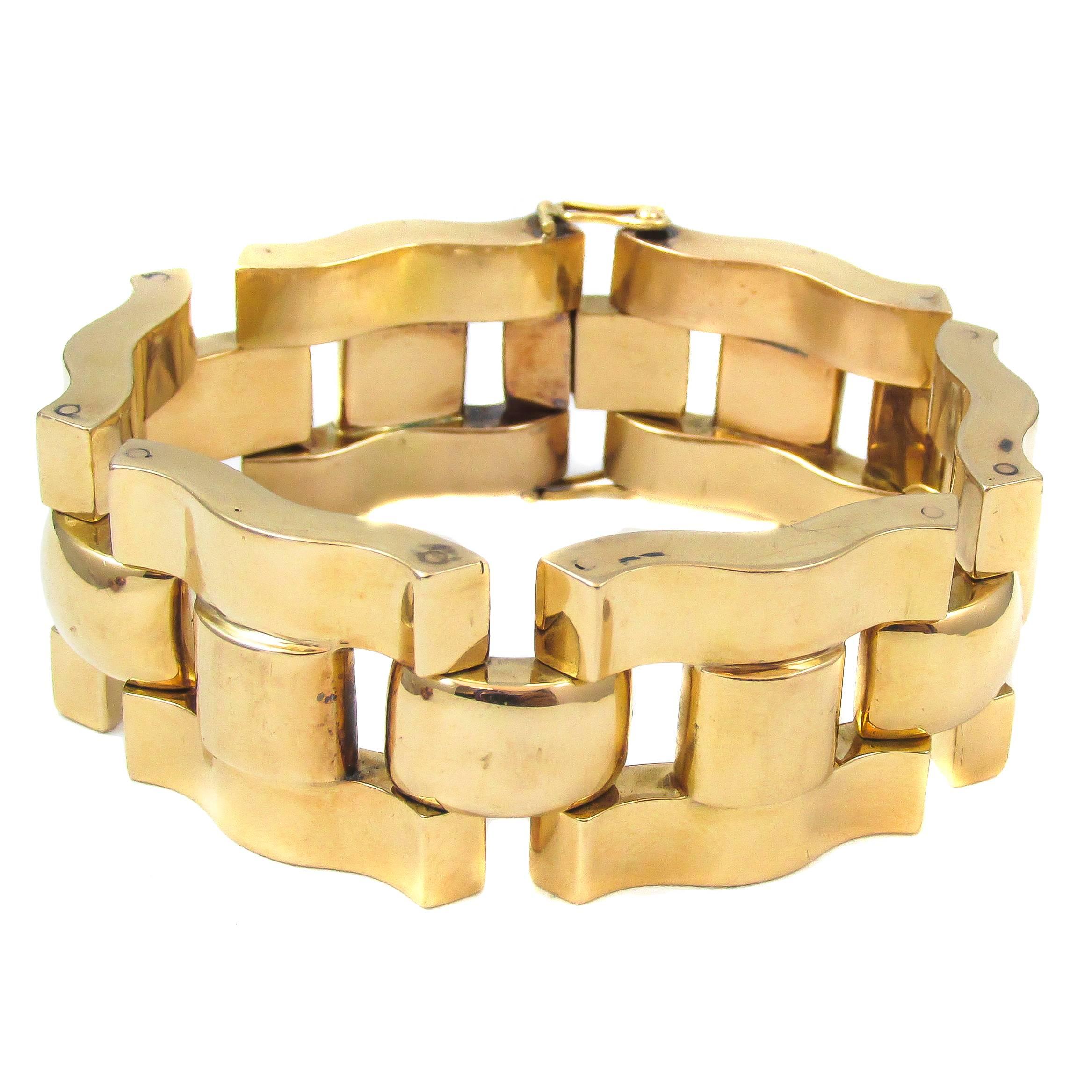 Retro French Gold Bracelet 