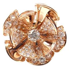 Bulgari Diva Dream 3.15 Carats Diamonds Gold Ring