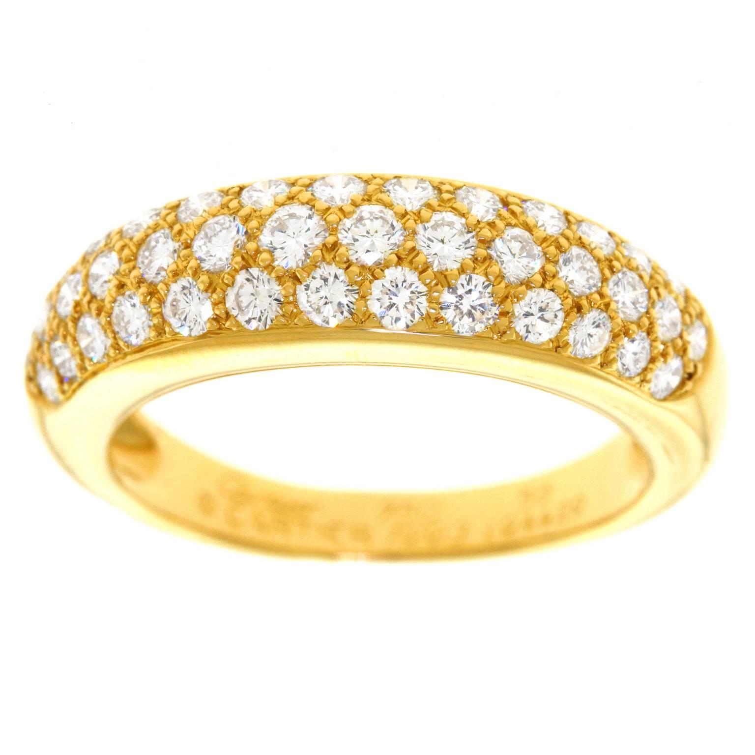 Cartier Mimi Diamond Set Gold Ring