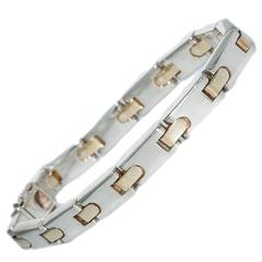 Tiffany & Co. Silver Gold Bracelet 
