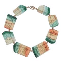 Colleen B. Rosenblat Tourmaline Gold Color Gradient Collier Necklace 10