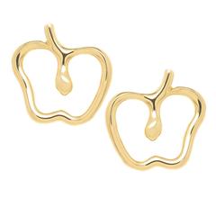 Tiffany & Co. Elsa Peretti Gold Apple Earrings
