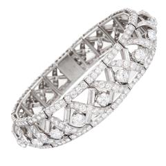 Diamond Platinum Bracelet