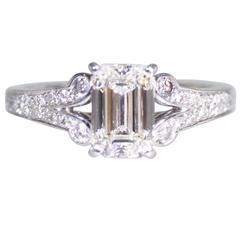 Cartier 1.55 Carat GIA Cert Diamond Platinum Engagement Ring