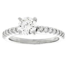 .76 Carat Diamond White Gold Engagement Ring