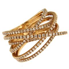 Jona Diamond Gold Band Ring 7
