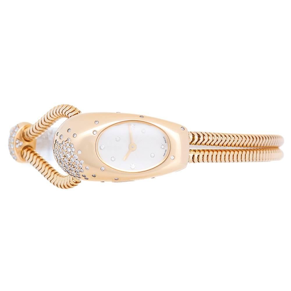 Van Cleef & Arpels Lady's Yellow Gold Diamond Cadenas Serti Quartz Wristwatch