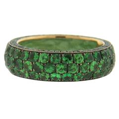 Marco Valente Gold Tsavorit Band Ring