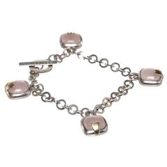 Pianegonda Rose Quartz Sterling Silver Bracelet