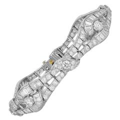 Oscar Heyman Art Deco Diamond Platinum Bracelet