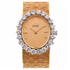 Piaget Montre-bracelet dame en or jaune et diamant Ref 9338 A6