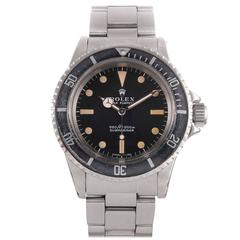 Retro Rolex Stainless Steel Submariner Wristwatch Ref 5513 