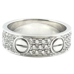 Cartier LOVE Diamond White Gold Ring