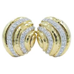 Andrew Clunn Diamond Gold Earrings 2