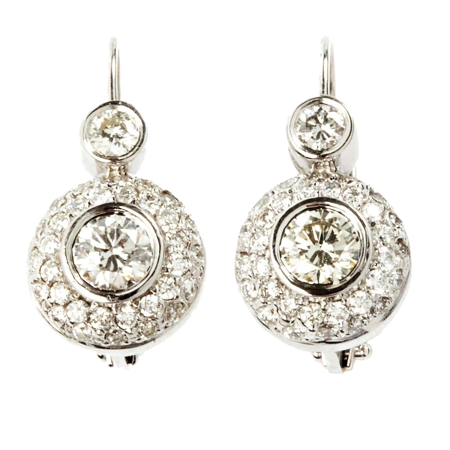 Stambolian Diamond Gold Earrings