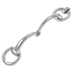 Gucci Horsebit Sterling Silver Bracelet