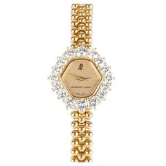 Audemars Piguet Lady's Yellow Gold Diamond Wristwatch