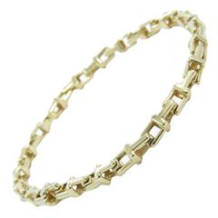 Tiffany & Co. Gold T Link Chain Bracelet
