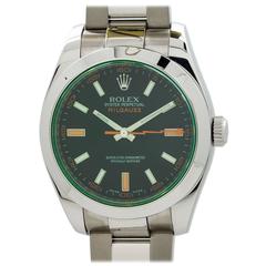 Rolex Stainless Steel Milgauss Wristwatch Ref 116400