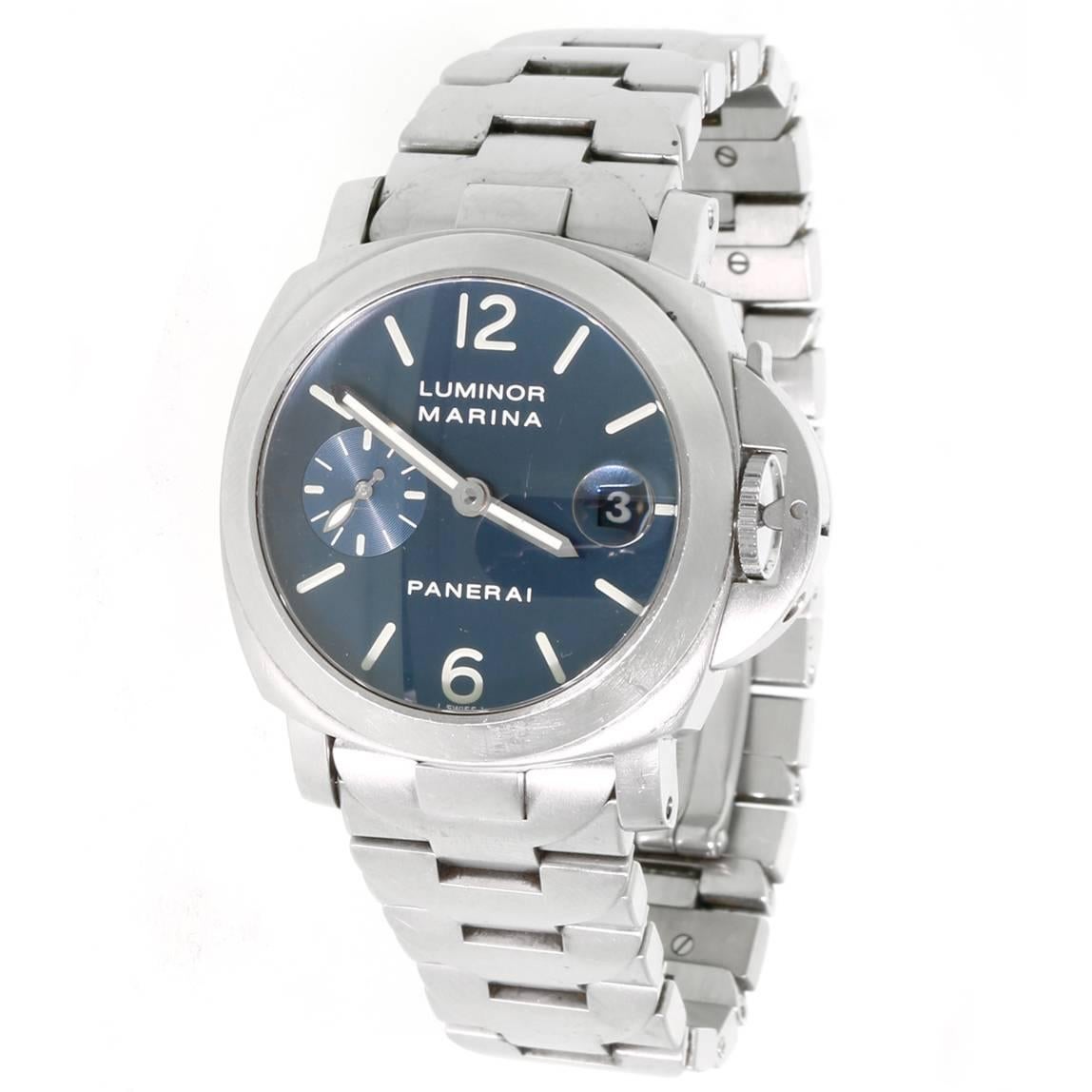 Panerai Stainless Steel Luminor Wristwatch