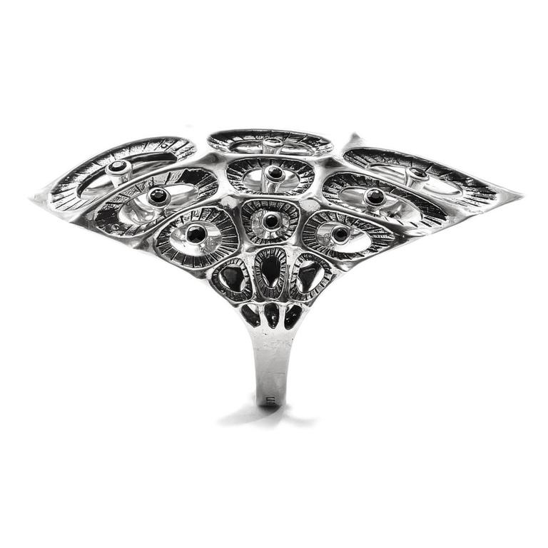 silver sapphire ring silver sapphire ring