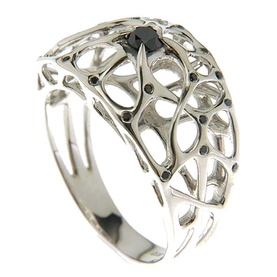 Sterling Silver Web Ring For Sale at 1stDibs