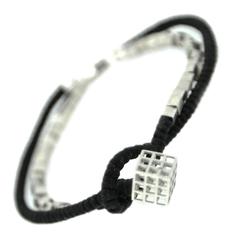 Ortho Cube Silver Wrap Bracelet 3