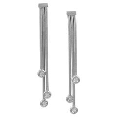 Vintage H.Stern Diamond Gold Drop Earrings