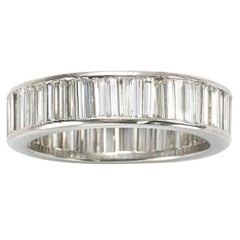 Baguette Diamonds Platinum Eternity Ring