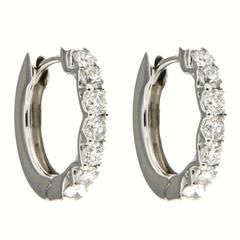 Jona Diamond Gold Hoop Earrings 5