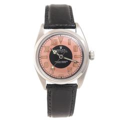 Rolex Stainless Steel California Dial Wristwatch Ref 6426