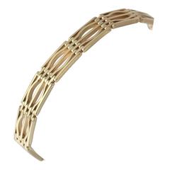 9 k Yellow Gold Bracelet - Vintage Circa 1990 9