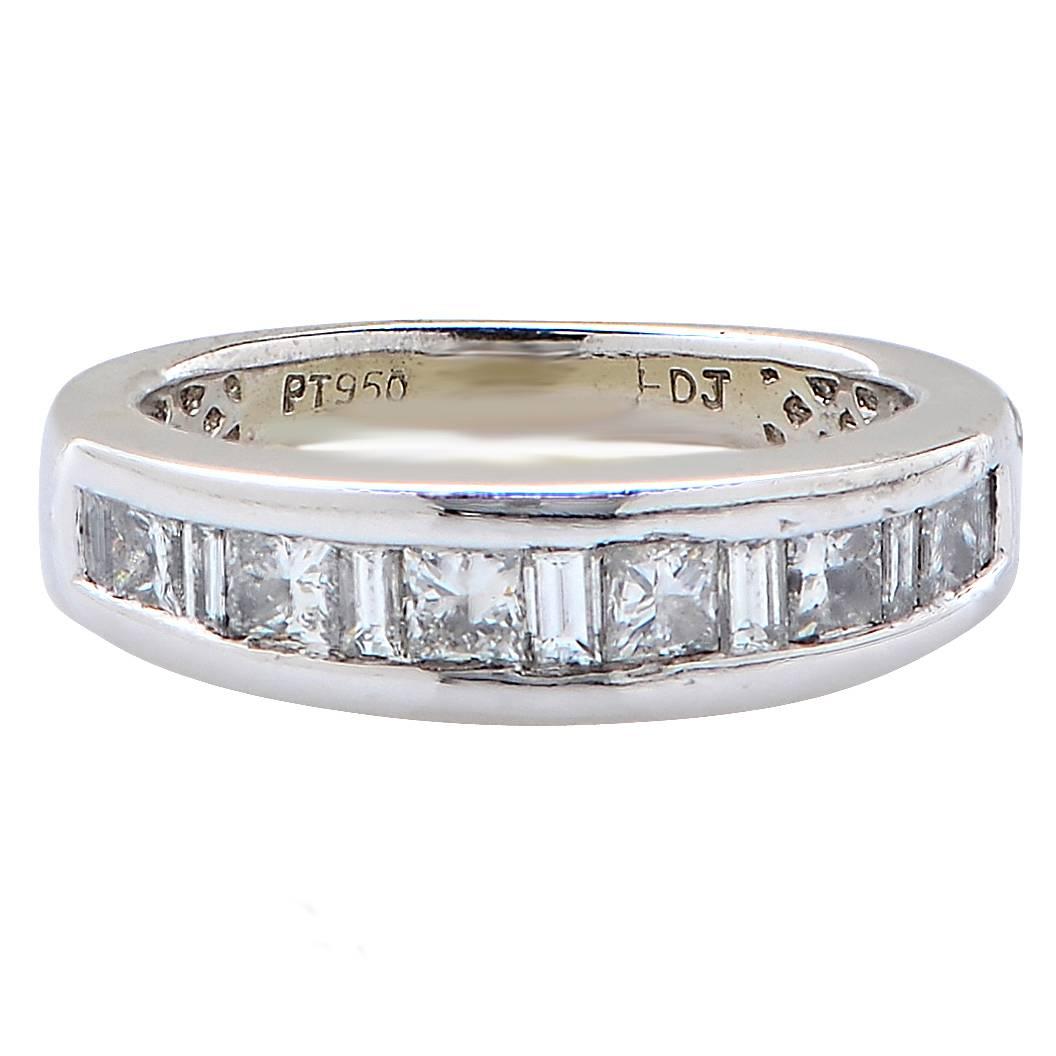 Diamond Platinum Wedding Band Ring