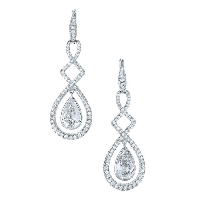 Kwiat Legacy Gia Cert Pear Shaped Diamond Gold Earrings For At Kwiat Legacy Gia Cert Pear Shaped Diamond Gold Earrings For