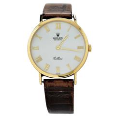 Rolex Yellow Gold Cellini Classic Wristwatch