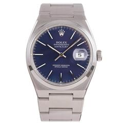 Rolex Stainless Steel Oyster Quartz Color Change Dial Wristwatch Ref 1700 