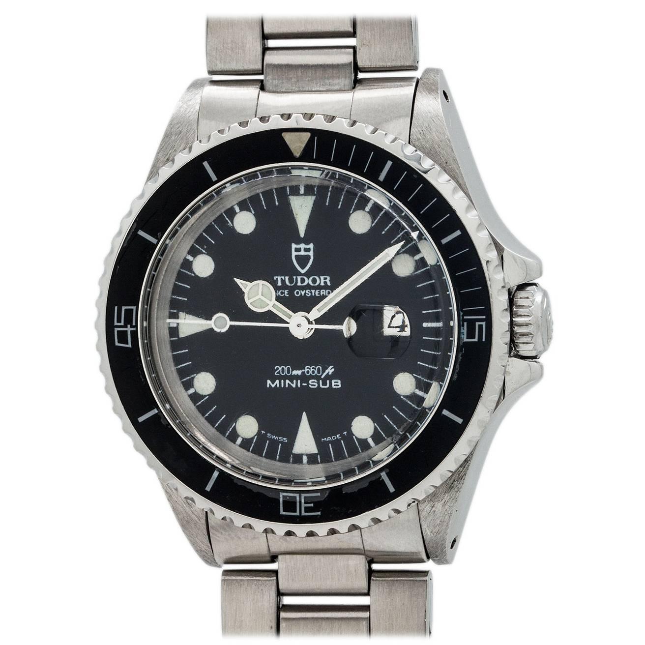 Tudor Stainless Steel Mini-Sub Automatic Wristwatch Ref 9440