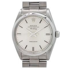 Rolex Stainless Steel Oyster Perpetual Airking Wristwatch Ref 5500