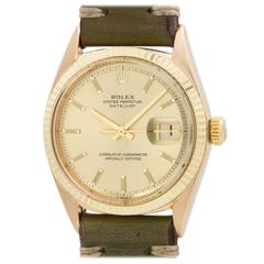 Rolex Yellow Gold Datejust Wristwatch Ref 1601 12